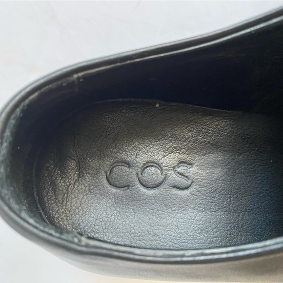 COS Point Toe lace up Oxfords with metal heel insert 7 - Picture 10 of 14